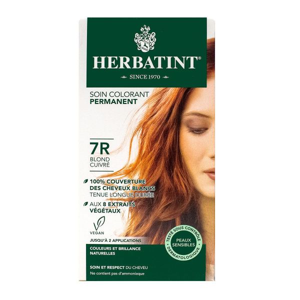 Soin colorant permanent 7R blond cuivré 150ml