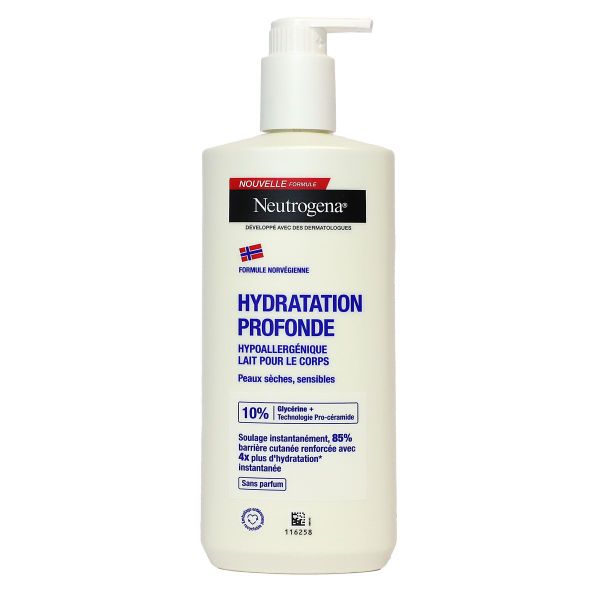 Hydratation profonde lait corps peau sèche sensible 400ml