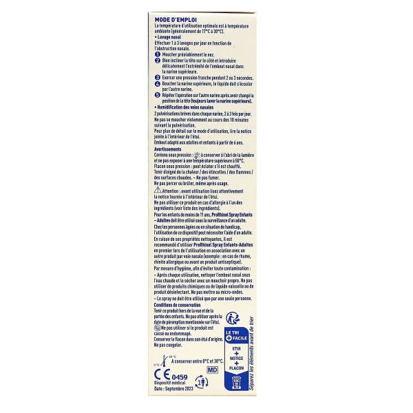 Spray nasal enfants & adultes 100ml