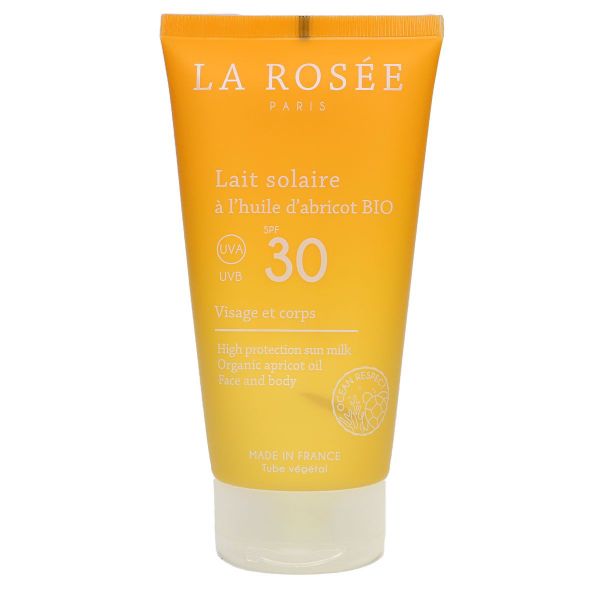 Lait solaire huile abricot bio SPF30 150mll