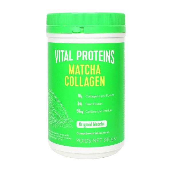 Matcha Collagen sans gluten 341g