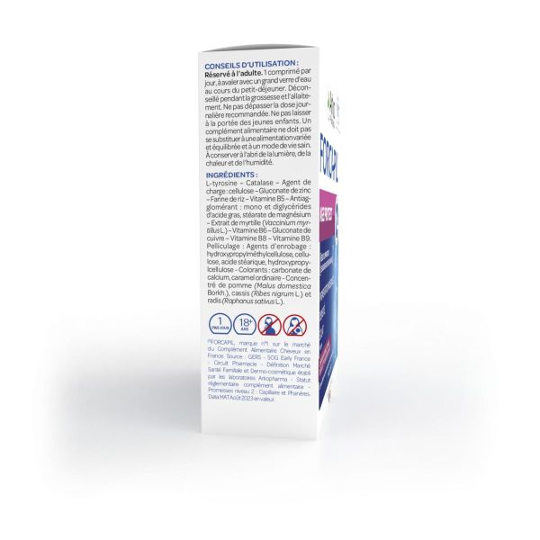 Forcapil Age Protect cheveux blancs et ternes 30 comprimés