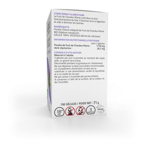 Arkogélules Chardon Marie bio 150 gélules