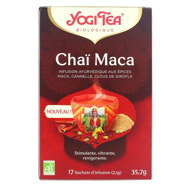 Infusion ayurvédique Chaï maca bio 17 sachets