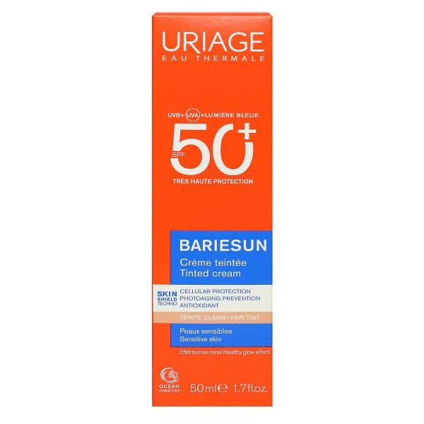 Bariesun crème teintée claire très haute protection SPF50+ 50ml
