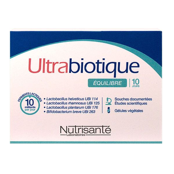 Ultrabiotique équilibre 10 gélules