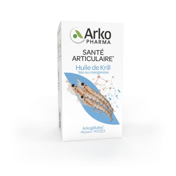 Arkogélules Huile de krill manganèse 45 capsules