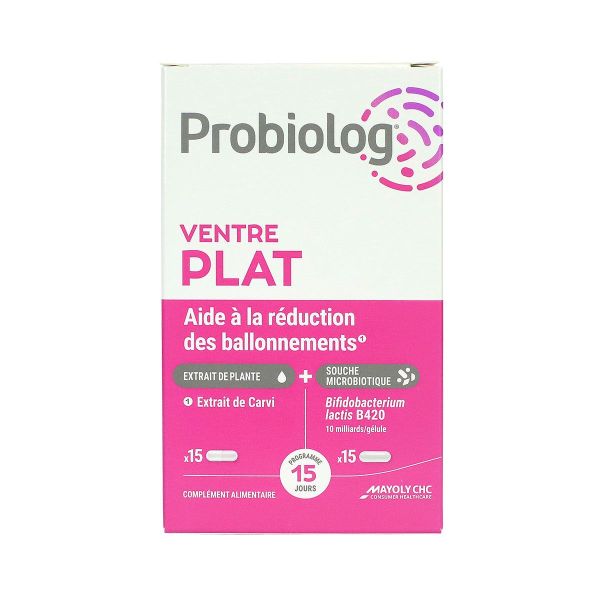 Probiolog ventre plat réduction ballonnements 30 gélules