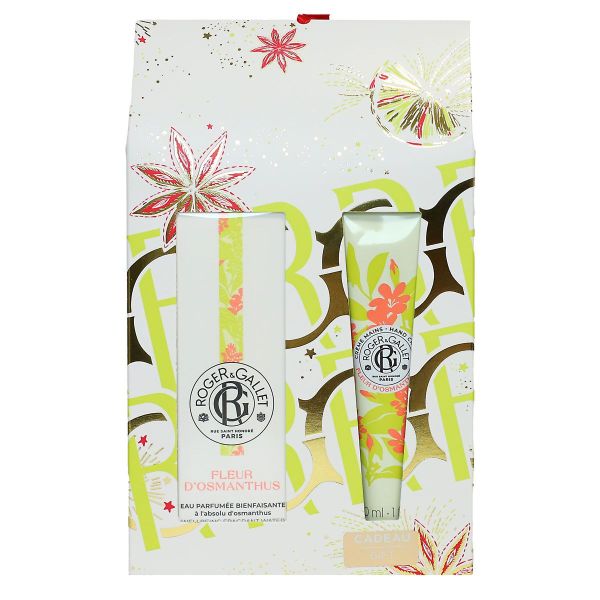 Coffret fleur d'Osmanthus coffret rituel parfumé 30ml + crème mains offerte