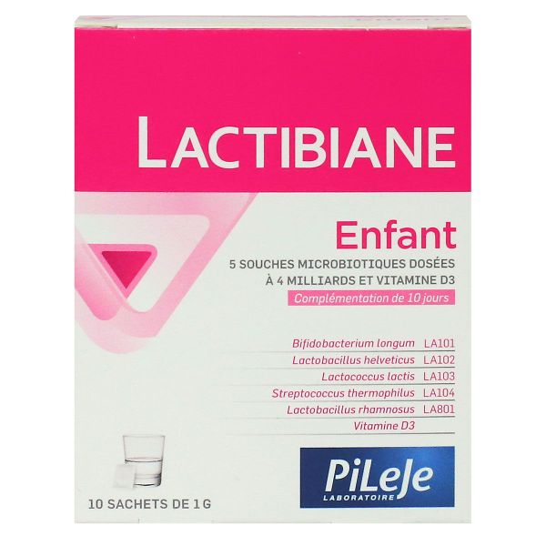 Lactibiane enfant 10 sachets x 1g