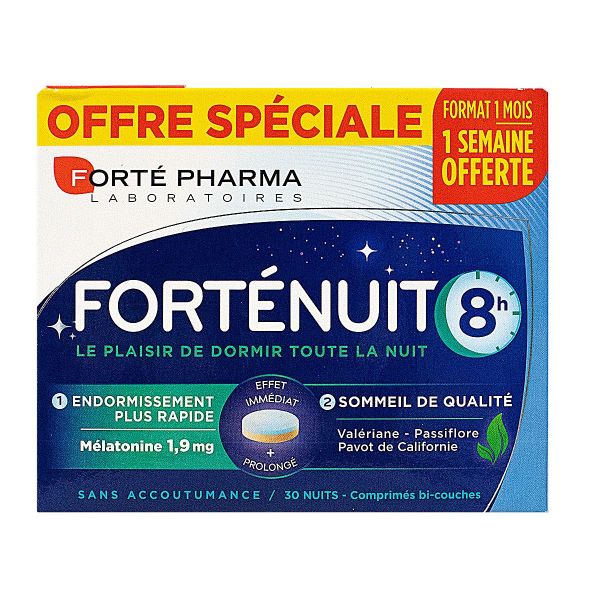 Forténuit 8h 30 comprimés