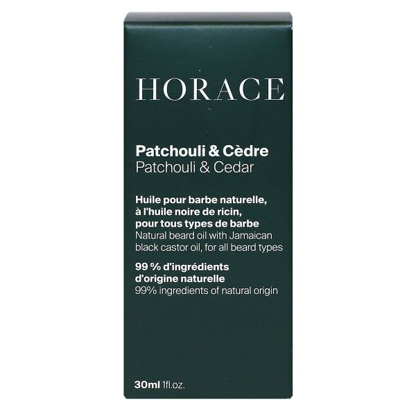 Huile barbe Patchouli et Cèdre 30ml