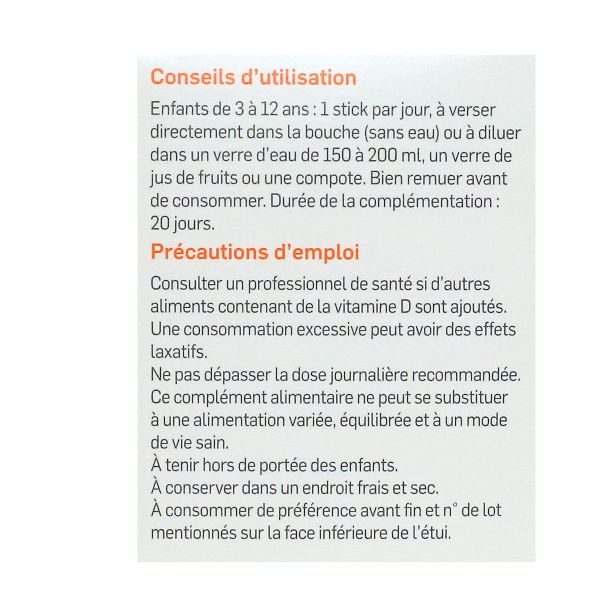 Formag enfants 20 sticks orodispersibles