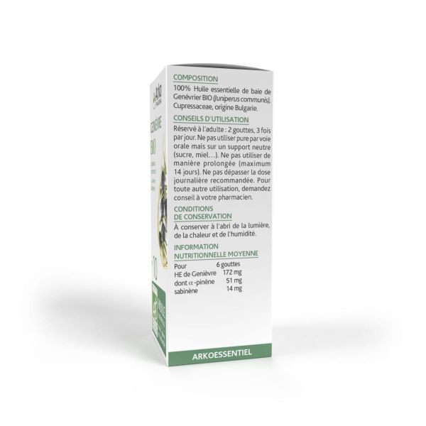 Huile essentielle n°10 genièvre 10ml