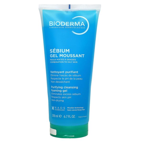 Sebium gel moussant nettoyant purifiant 200ml