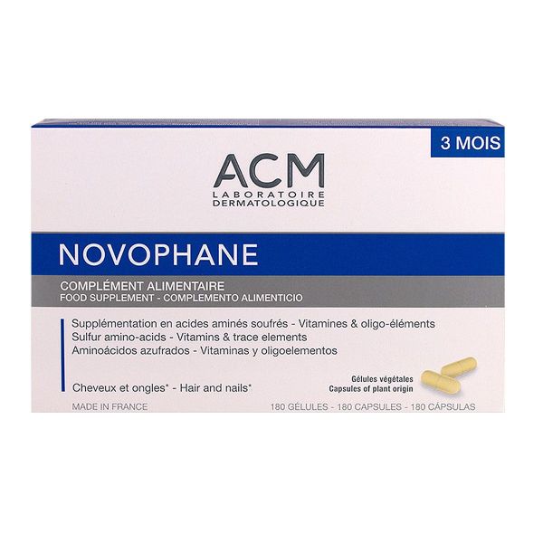 Novophane cheveux et ongles 180 gélules