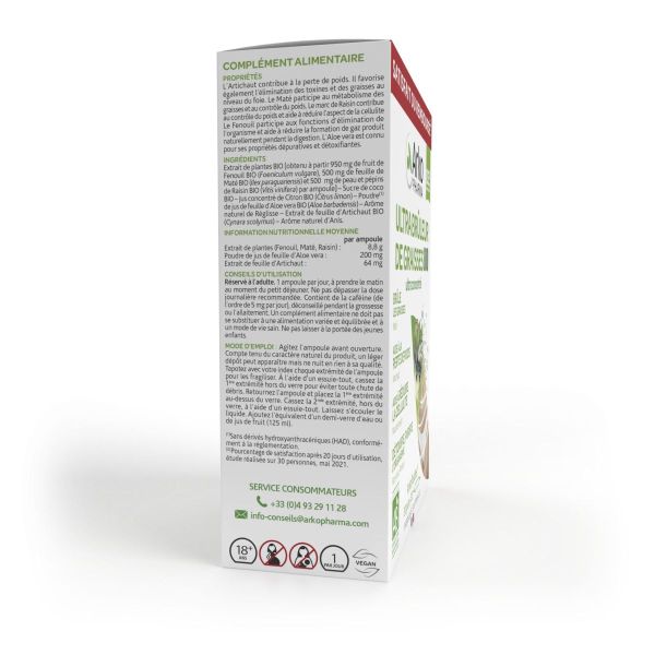 Arkofluides Ultra brûleur de graisses bio 30 ampoules