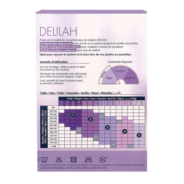 Delilah 70D collant de maintien noir T4