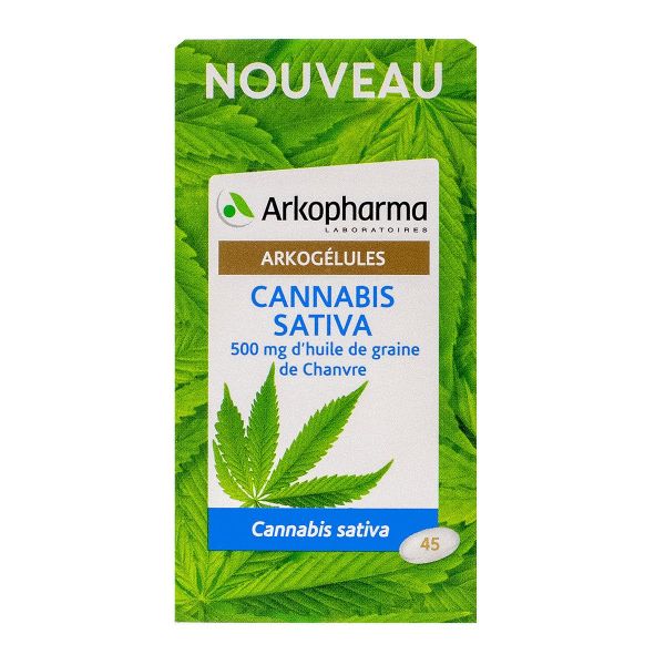 Arkogélules cannabis Sativa 45 gélules