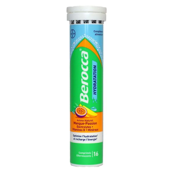 Hydratation mangue passion 16 comprimés effervescents